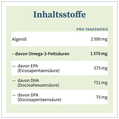 Omega-3 Vegane Kapseln