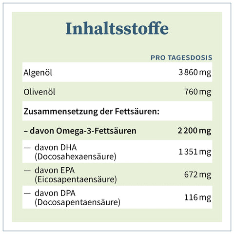 Omega-3 veganes Öl