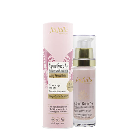 Alpine Rose A+ Anti-Age Gesichtscreme, Aging Stress Relief