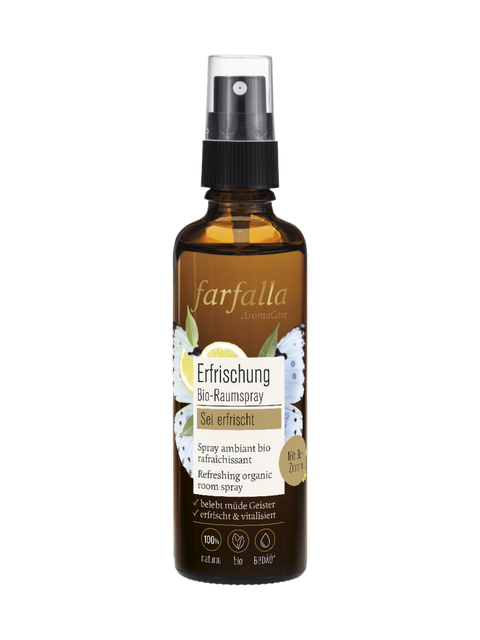 sei erfrischt, Zitrone, Erfrischender Bio-Raumspray 75 ml