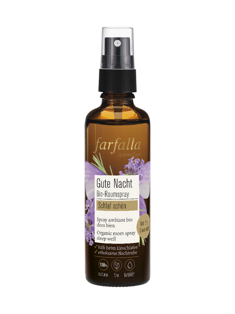 schlaf schön, Lavendel, Gute Nacht Bio-Raumspray 75 ml