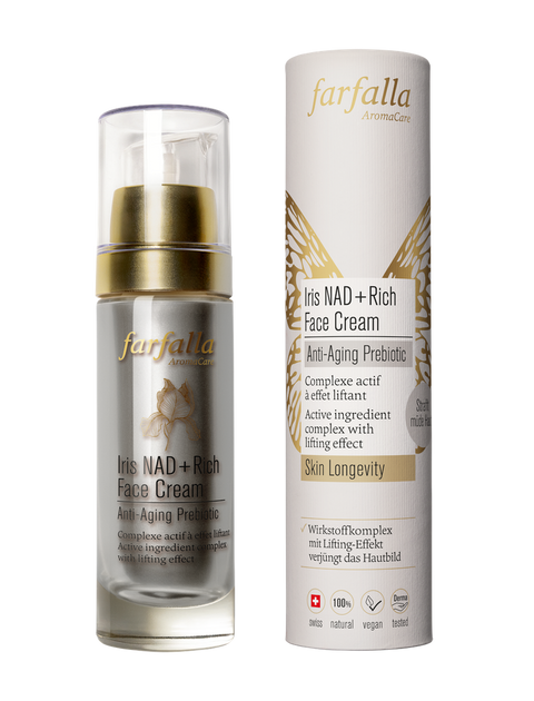 Iris NAD+ Rich Face Cream, Anti-Aging Prebiotic 30 ml