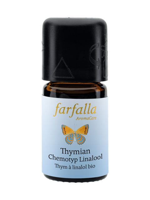 Thymian Chemotyp Linalool bio Wildsammlung, ätherisches Öl, 5 ml